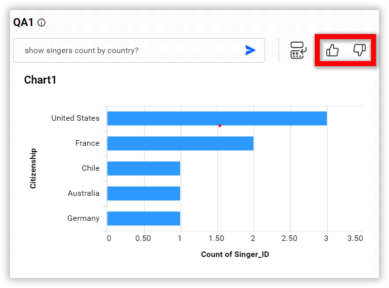 Feedback Q&A widget