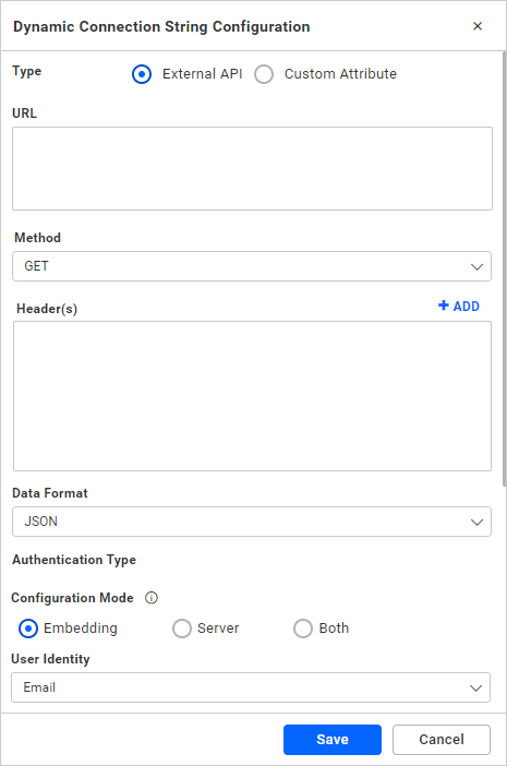 Dynamic Connection String