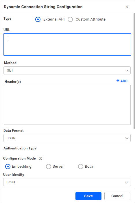 Dynamic Connection String Configuration