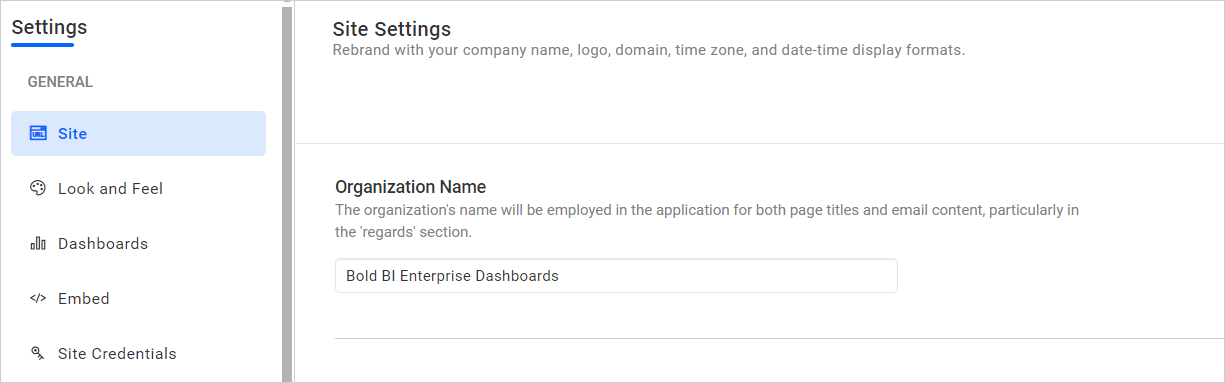 Organization Name