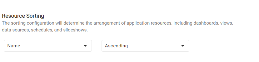 Resource Sorting
