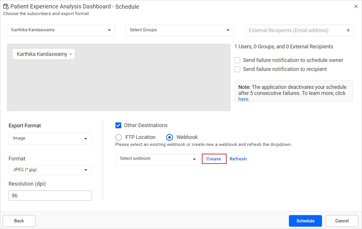 Create Webhook