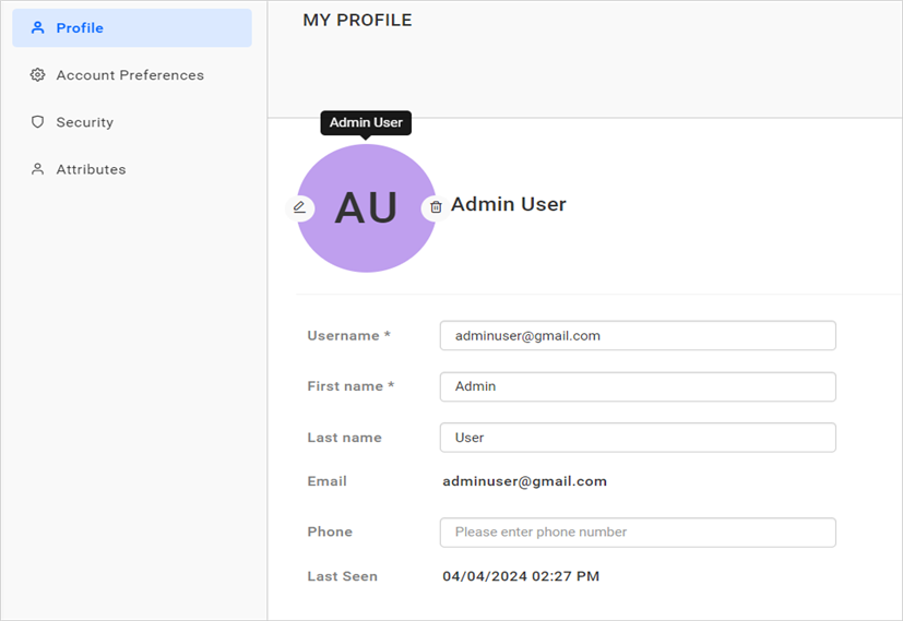 Edit Profile