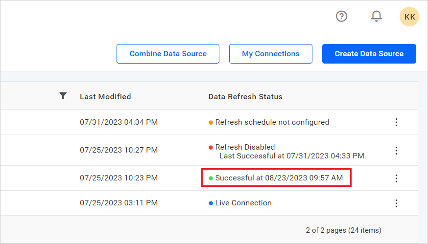 Extract Connection