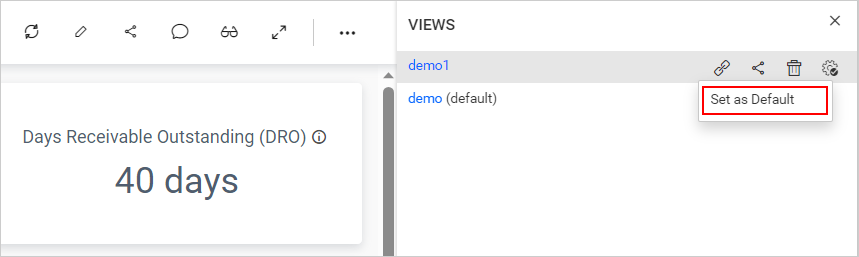 Set default View
