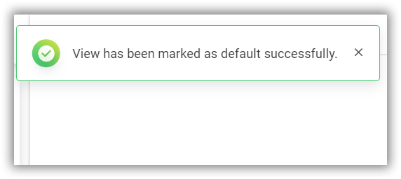 Set default View