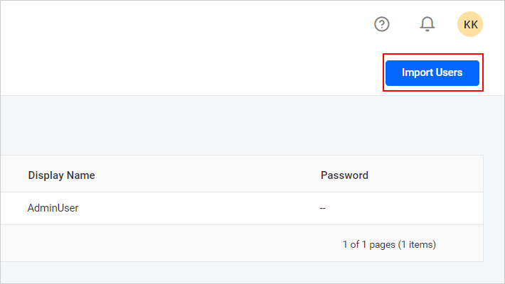 Import from CSV