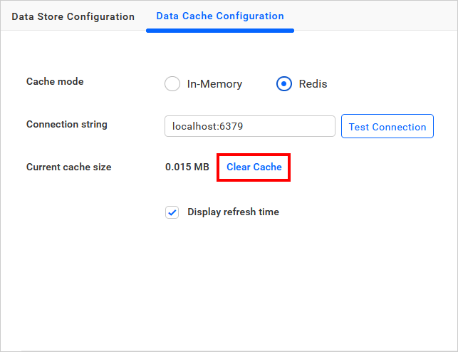 Clear datacache