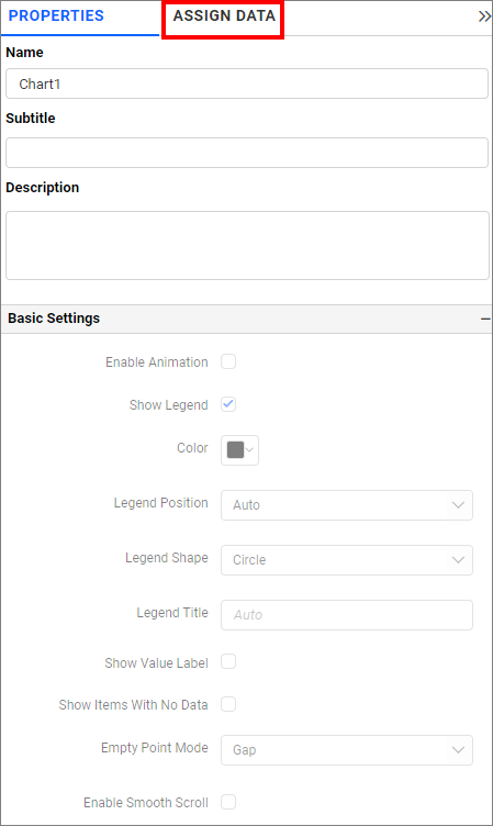 ASSIGN DATA