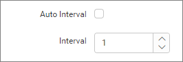 Axis interval