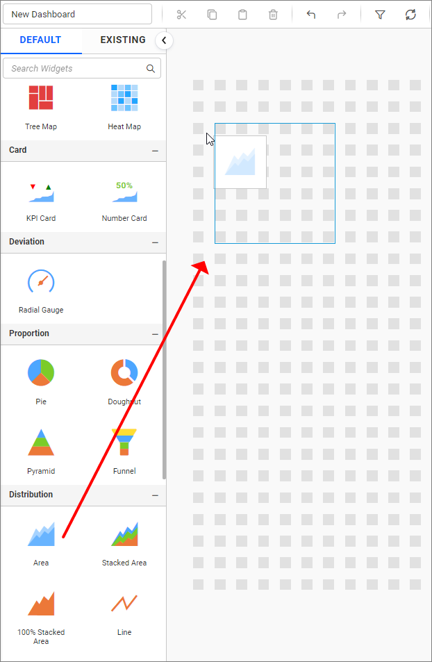 Configure the table data