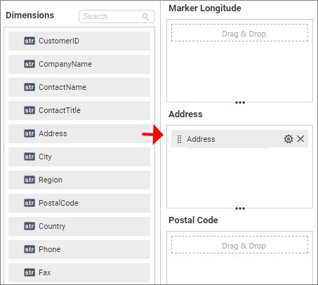 Address fields