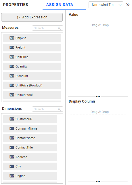 Assign data