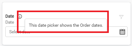 date picker name