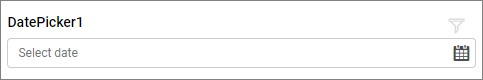 single date selction option