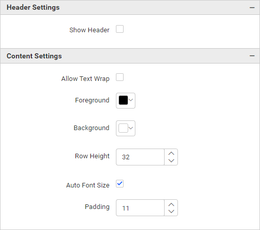 Grid Row Height