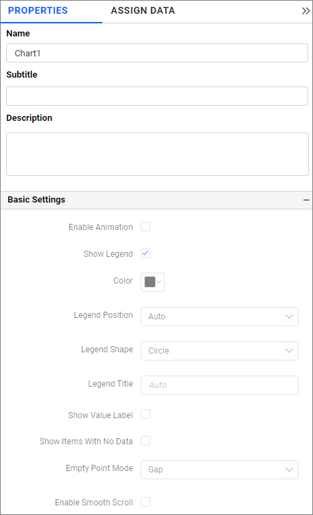 Line assign data