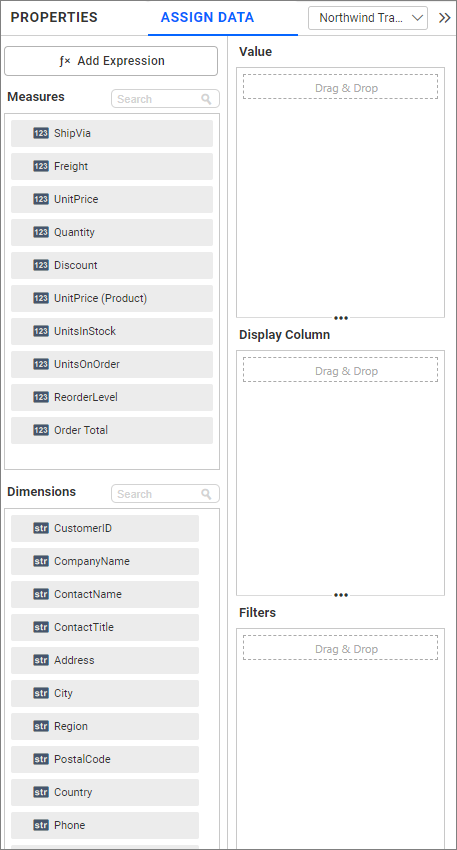 Assign data