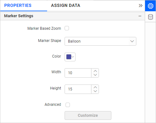 Marker Settings