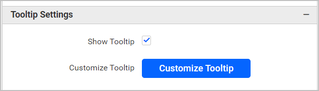 Tooltip settings