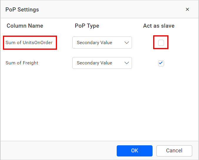 Grid Act as Slave setting update 