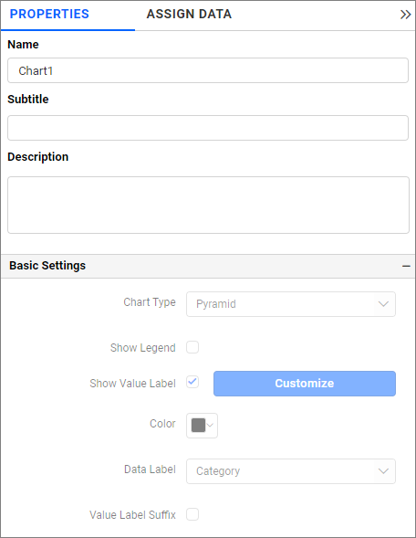 Assign data