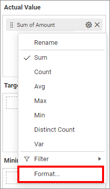 Measure format
