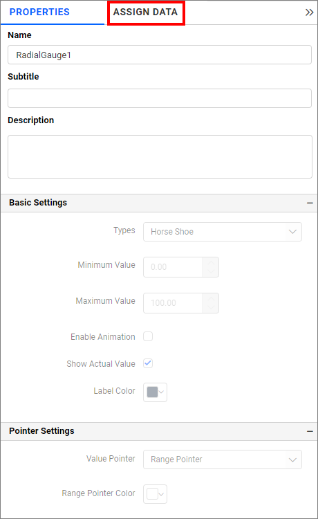 Property pane open