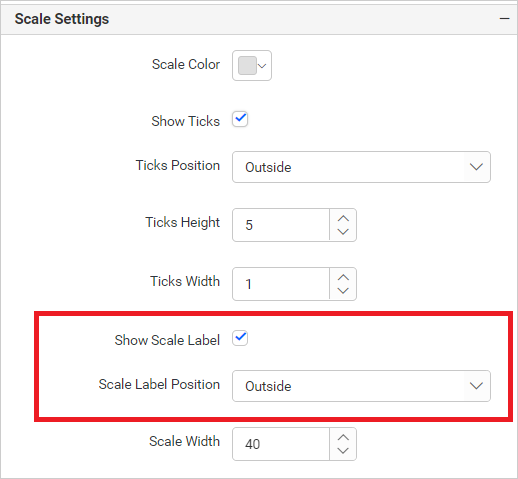 Scale Ticks