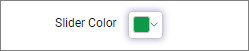 Range Slider with modified slider color