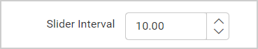 Range Slider with modified slider interval