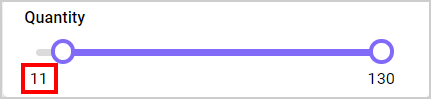 Range Slider with modified slider interval