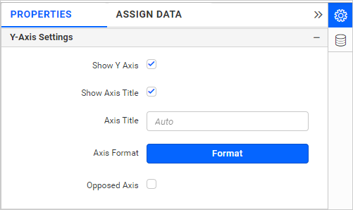 X-Axis settings