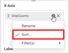 Sort Settings