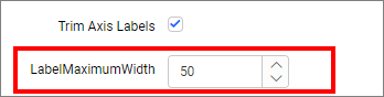 Label maximum width