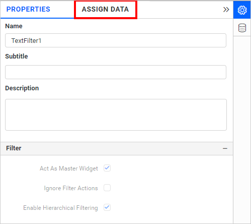 TextFilter Datatab