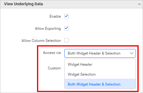 Access View Data