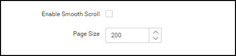 Chart Page Size