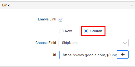 Select column