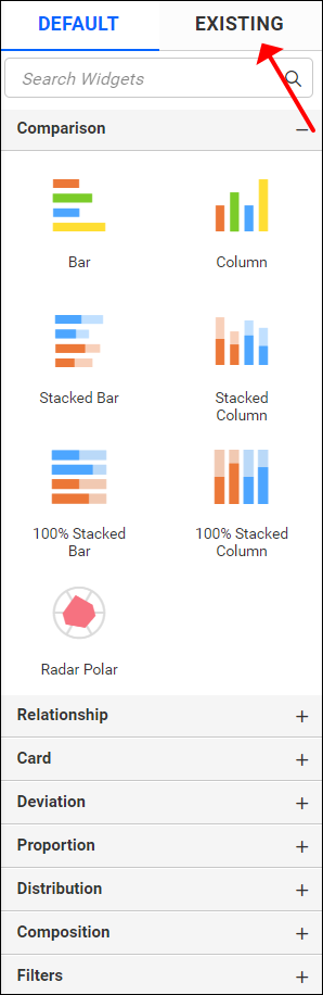 Existing tab