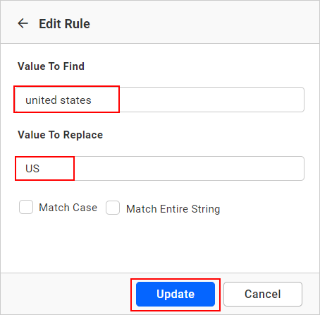Edit Rule