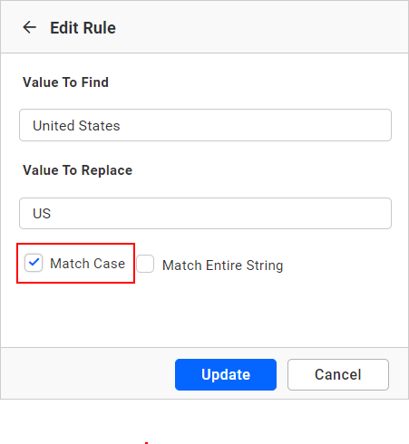 Match case