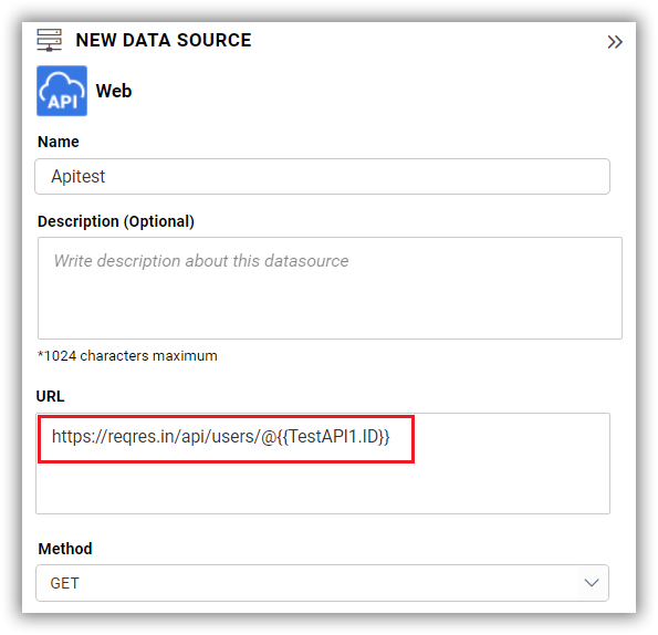 Connect Dashboard Parameter in Designer Page