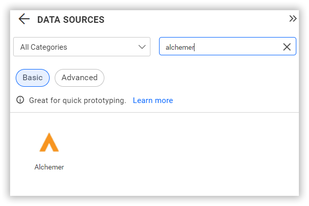 Choose data source