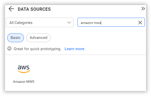 Choose data source