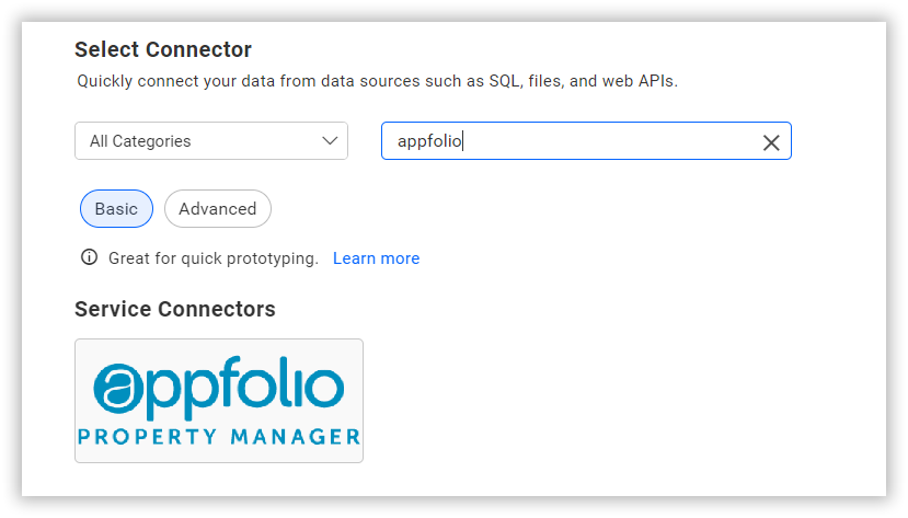 Choose data source