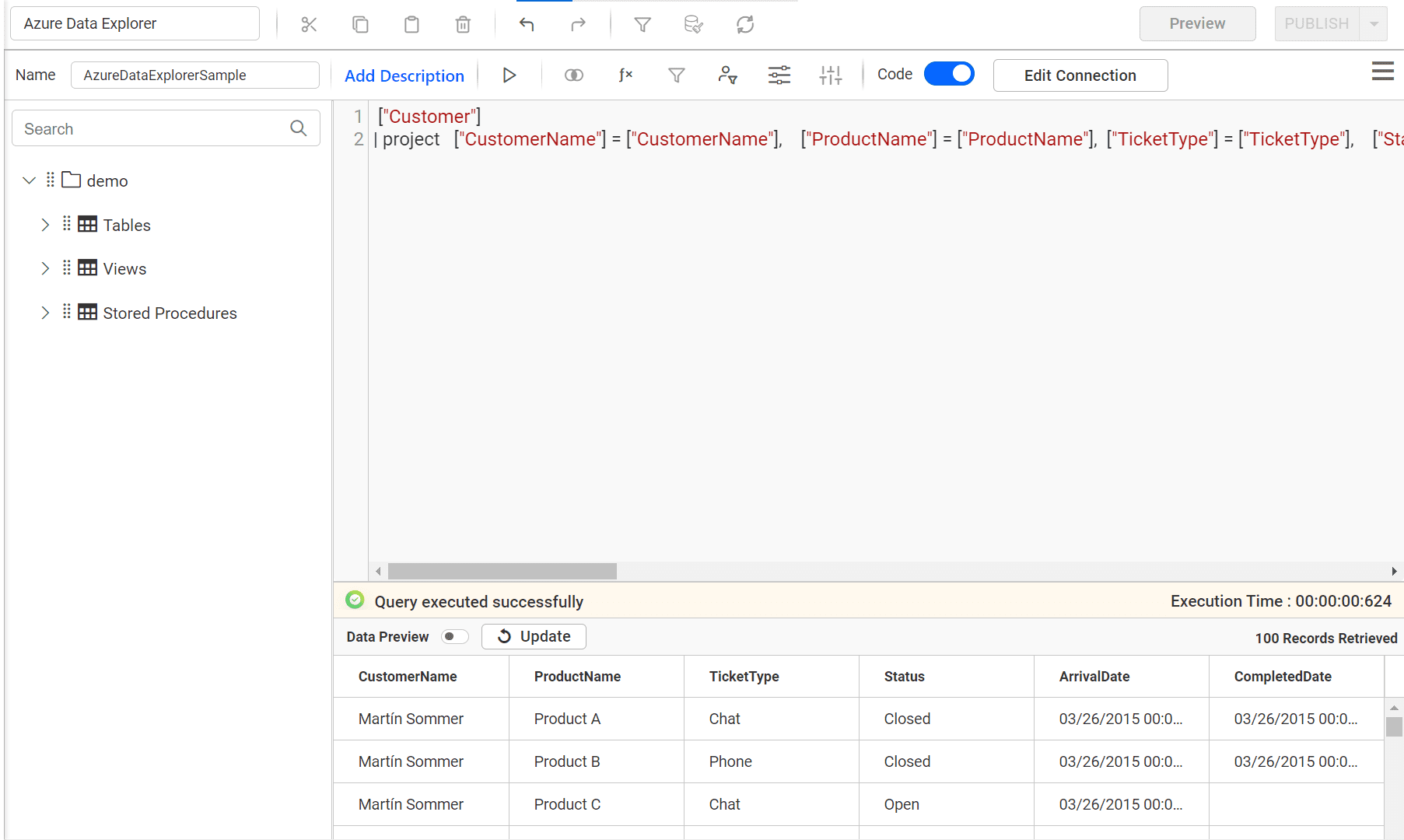 Query designer