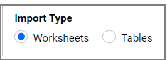 Import type