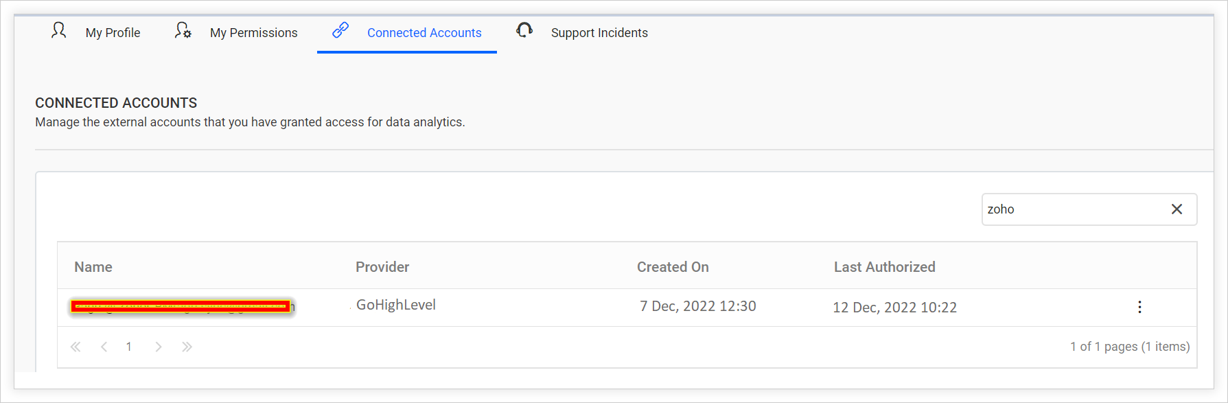 Manage Accounts