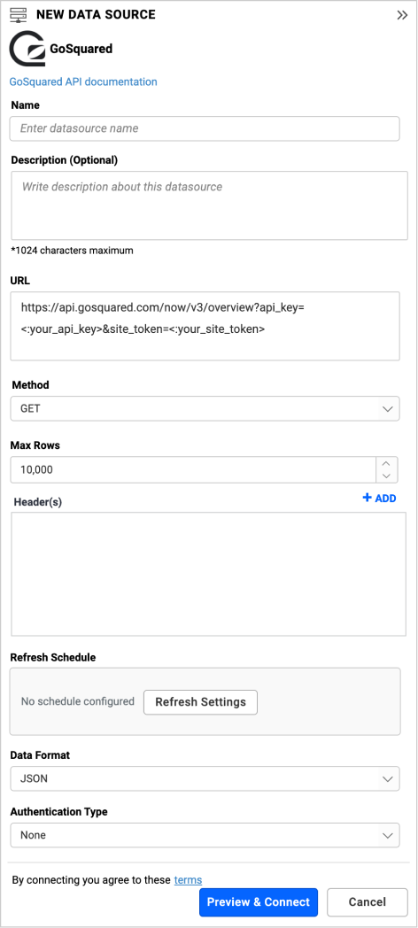DataSourcesView
